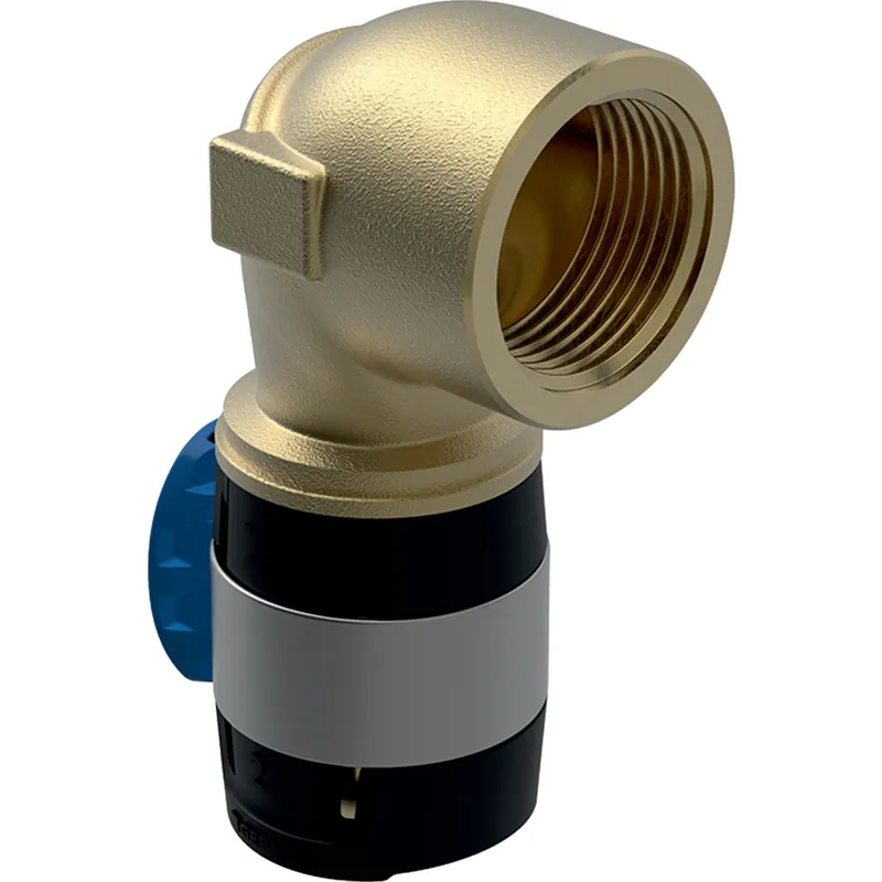 Geberit FlowFit overgangsbocht 90gr BI brons d20-Rp3/4" Favoriet