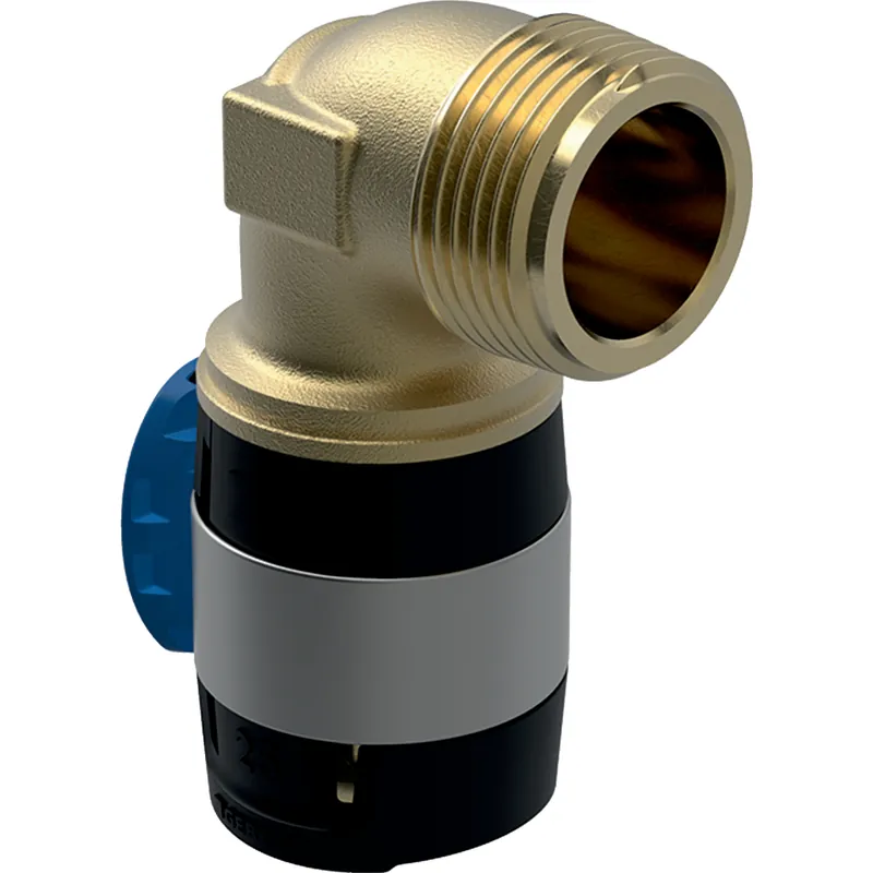 Geberit FlowFit overgangsbocht 90gr BU brons d25-R3/4" Alleen Vandaag