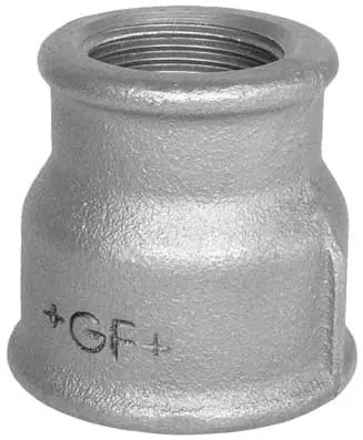 Flitsaanbieding GF 240 rechte koppeling, sok 3/4" x 1/2" (binnendraad x binnendraad) zwart FM