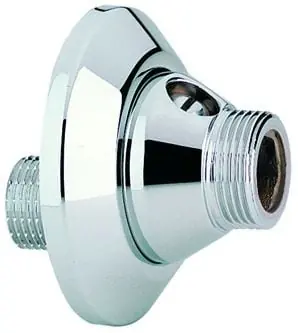 Speciale Aanbieding Grohe S koppeling 3/4"x1/2" set a 2 afsluitbaar met rozet chroom