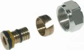 Koopje Heimeier aansluit koppeling 14 x 2mm - 3/4" euroconus, voor kunststof buis ( PEX ) 1311-14.351