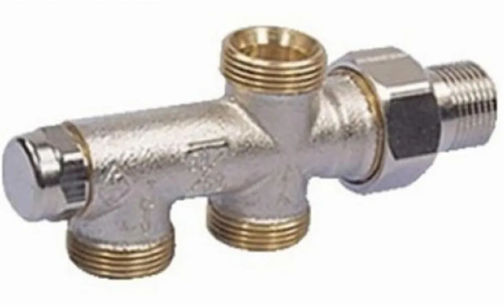 Heimeier Duolux onderblok 2-pijps afsluitbaar M24 3801-02.000 Shop Nu