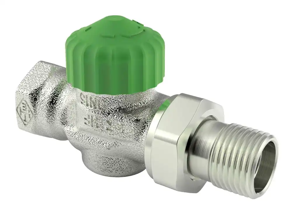 Nieuw Heimeier Eclipse 300 thermostatische radiatorafsluiter 1/2" recht DN15 395202000