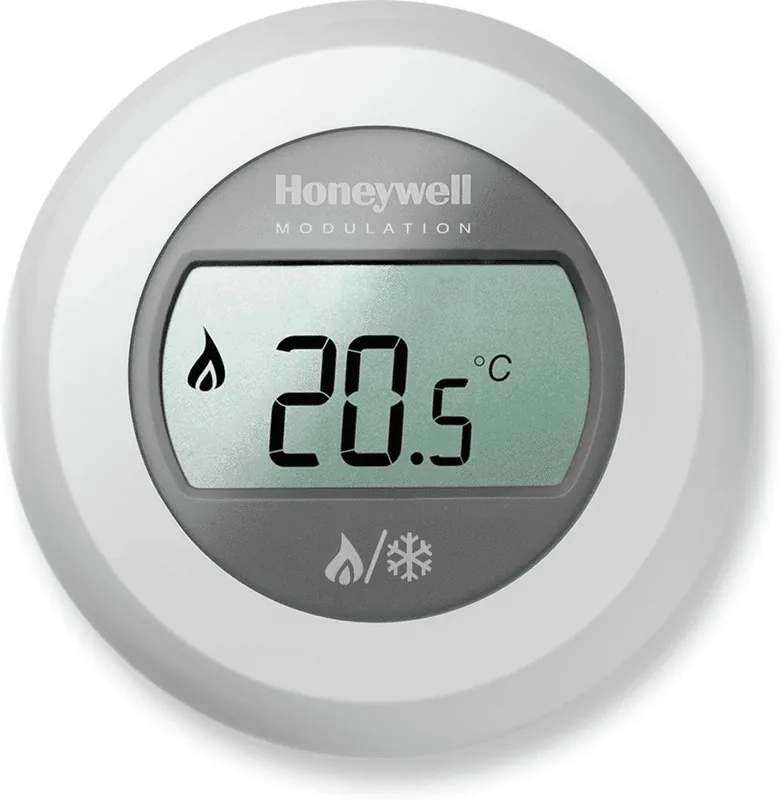 Gereduceerde Prijs Honeywell Round Heat/Cool kamerthermostaat Opentherm wit T87HC2011