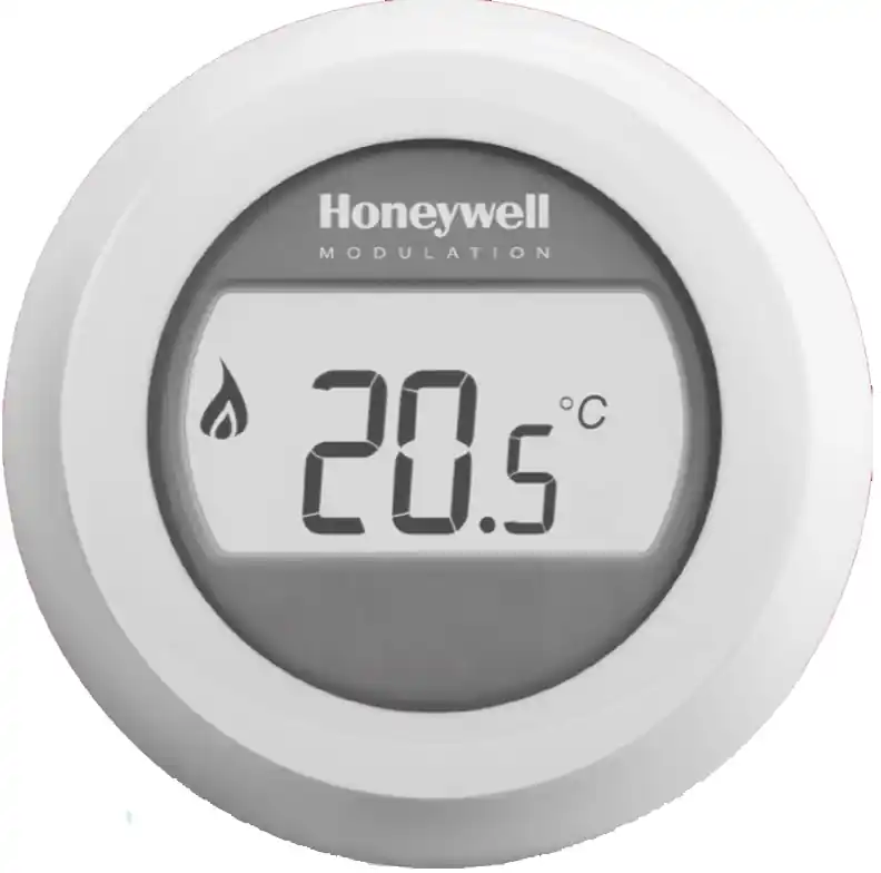 Honeywell Round Modulation Plus kamer thermostaat modulerend Opentherm 5..35graden verlicht display wit T87C2055 Koop Online