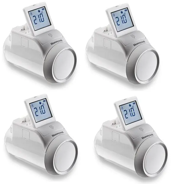 Nu Kopen Honeywell thermostaatknop, M30x1,5, elektromotor, bereik 5-30°C, met klokprogramma, wit HR924WE
