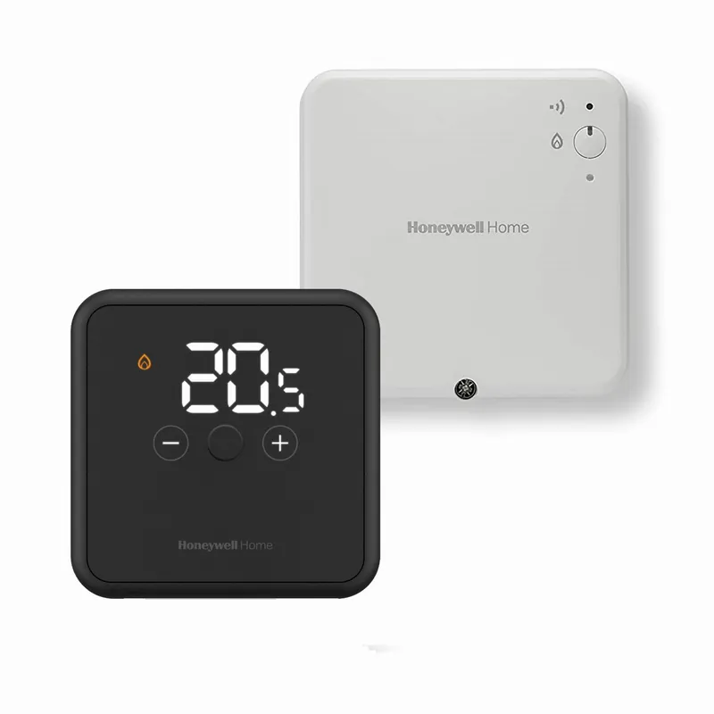 Honeywell Home DT4 digitale draadloze Ruimtethermostaat Opentherm - Zwart YT43MRFBT32 Weekendaanbieding