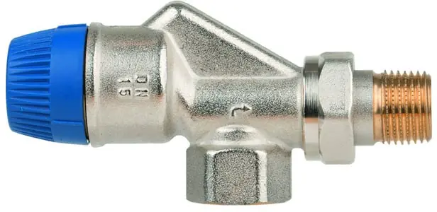 Goedkoop Honeywell Home dynamisch thermostatisch ventiel DN15 horizontaal haaks PN10 20-145 l/h 60kPA 0,6 bar V2100API15