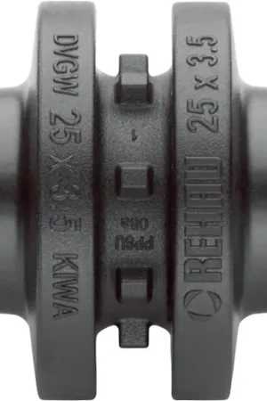 Beperkt Aanbod Rehau Rautitan PX fitting kunststof, rechte koppeling 40 x 40mm (schuif x schuif) 11600151001