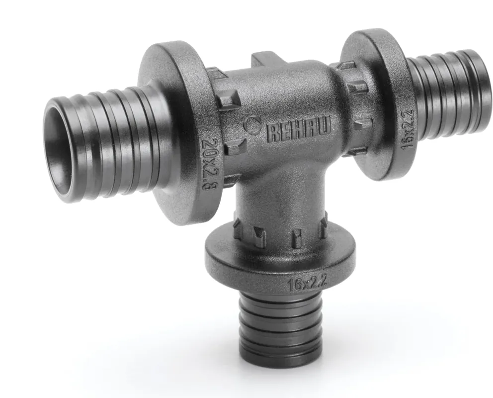 Rehau T-stuk 25-20-25 titan px 11600631001 Actieprijs