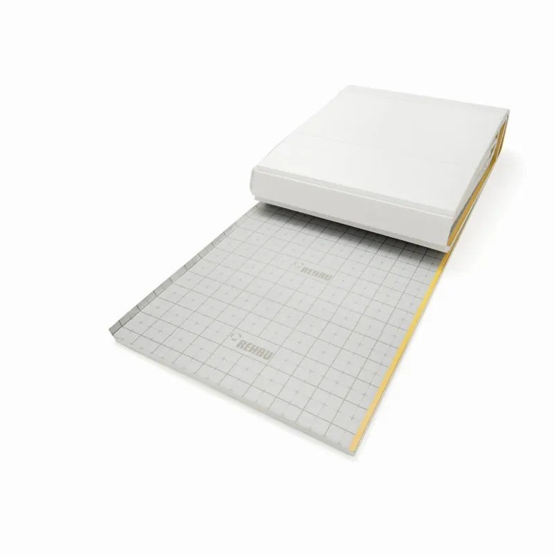 Tijdelijk Beschikbaar Rehau, isolatieplaat vloerverwarming, 1m2 tackerplaat 20mm, plaat 1m2