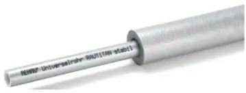 Lage Kosten Rehau Rautitan Stabil meerlagenbuis glad, 32x4.7mm, 3 lagen, aluminium, PE, flexibel, buis grijs, 25m 11315851025