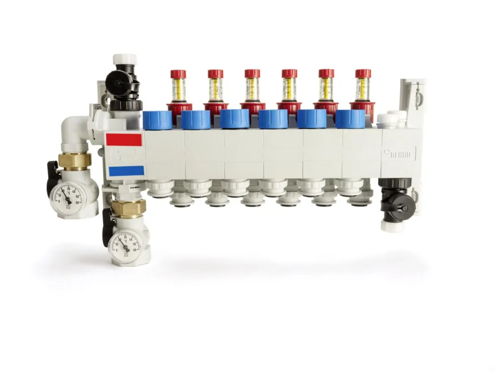 Alleen Vandaag Rehau Speed HKV-D P 17 kunststof vloerverwarming verdeler 6 groeps zonder pomp