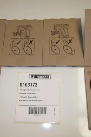 Direct Beschikbaar Remeha Avanta en andere series brander pakkingring (5 stuks) S103172