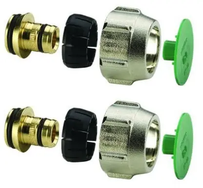 Solar set a 2 (Simplex) koppelingen 16x2 - 3/4 euroconus. Prijs per stuk Hete Deal