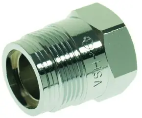 Laatste Versie Solar Rechte koppeling comfoornippel 1/2" x M24 Recht chroom