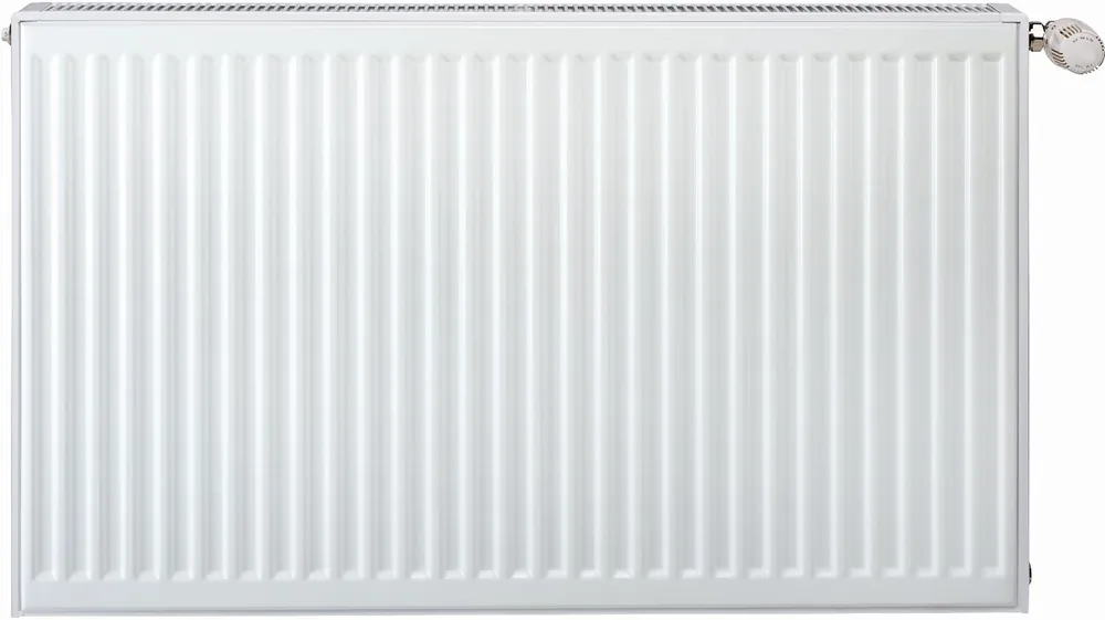 Thermrad Compact-4 Plus paneelradiator 1037W, 4 aansluitingen, hxdxl 500x11x1200mm, glans wit RAL9016 Bestel Nu