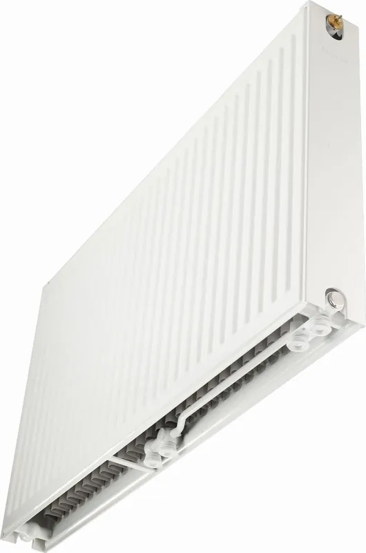Seizoensaanbieding Thermrad Super-8 Compact paneelradiator 524W, 8 aansluitingen, hxdxl 300x11x1000mm, glans wit RAL9016