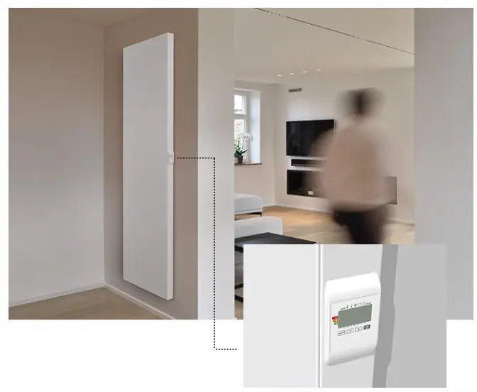 Lage Prijs Vasco E-panel EP-V-FL elektrische radiator 1500W 2000x500x73mm wit RAL9016 341050200EL1000