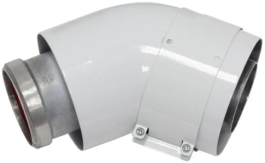Vaillant Bocht 45 graden concentrisch 60/100 mm aluminium, set van 2 bochten 000020209569 Alleen Vandaag