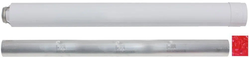 Vaillant concentrische buizen aluminium/staal 60/100mm lengte/werkend 1000x1000mm 0000303802 Koopje
