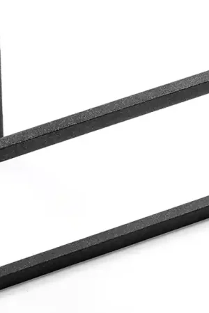 Vasco, Handdoekbeugel, 286x110mm, aluminium, gelakt, mat, 9005kleur RAL9005 Gecertificeerd