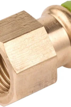 VSH Sudopress KOPER rechte koppeling, schroefbus 22mm x 3/4, koper (pers x binnendraad) Betaalbaar
