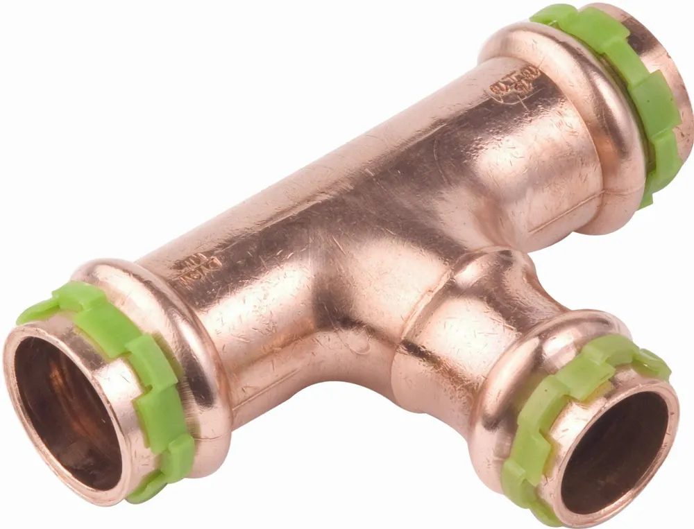VSH Sudopress KOPER T-stuk, 15mm x 22mm x 15mm koper (pers x pers x pers) Koop Vandaag
