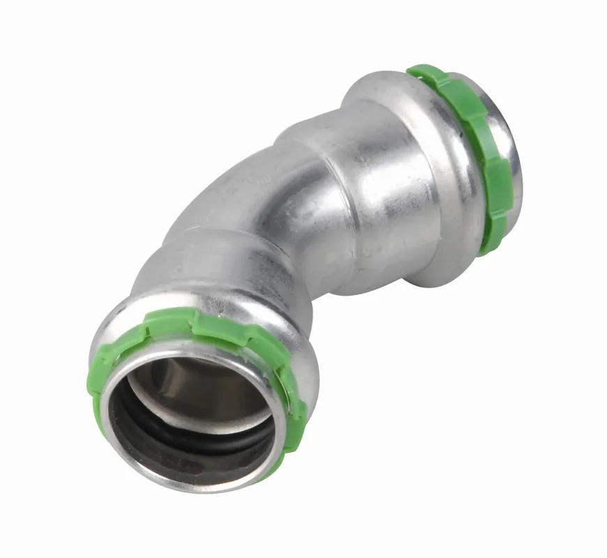 VSH SudoPress RVS bocht 45° FF 42 Alleen Vandaag