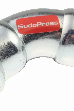 Direct Beschikbaar VSH Sudopress STAAL bocht koppeling, 45gr, 42 x 42mm, staal (pers x pers)