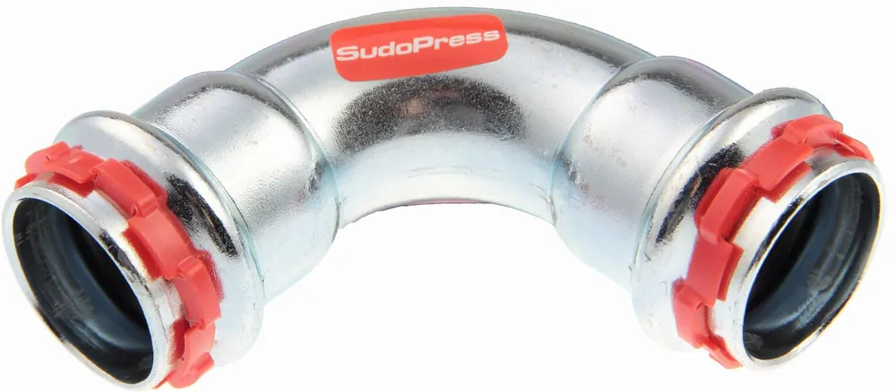 VSH Sudopress STAAL bocht koppeling, 90gr, 54 x 54mm, staal (pers x pers) Aanbieding