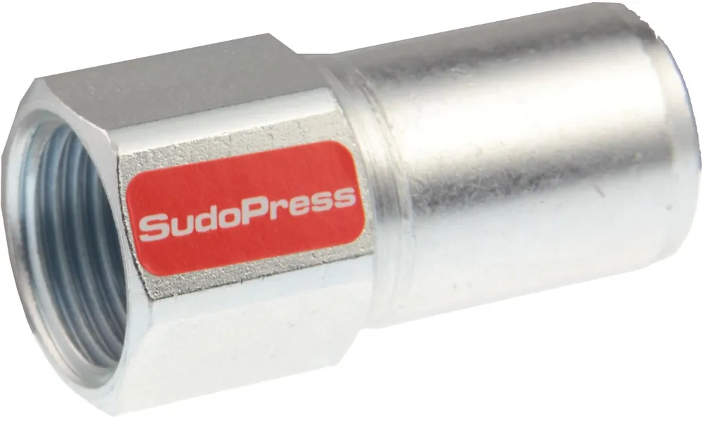Rechtstreeks Van De Fabrikant VSH Sudopress STAAL rechte koppeling, insteekkoppeling 22mm x 1/2, staal (insteek x binnendraad)
