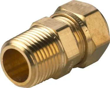 VSH Super Knel puntstuk 15mm x 3/4" knel x buitendraad messing 0861850 Actieprijs