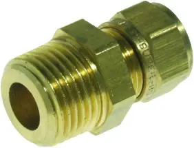 VSH Super Knel puntstuk 54mm x 2" knel x buitendraad messing 0866415 Direct Beschikbaar