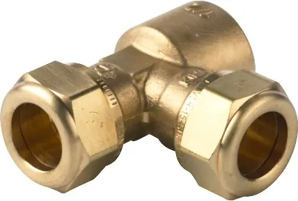 VSH T-stuk 15 x 15 x 3/8" mm Beperkt Aanbod