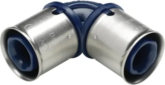 Actieprijs Wavin Tigris K1 kniekoppeling met lekdetectie-functie 90°, 50x50mm (pers x pers)
