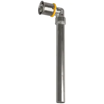 Wavin Tigris Gas M1 overgangsknie met koperovergang conisch, 16x15mm (pers x pers) Snelle Levering