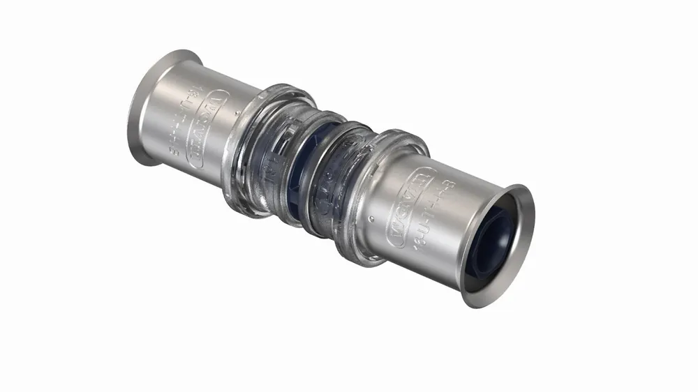 Wavin Tigris K5 rechte koppeling met akoestische lekdetectie-fuctie, 40x40mm (pers x pers) Beste Prijs