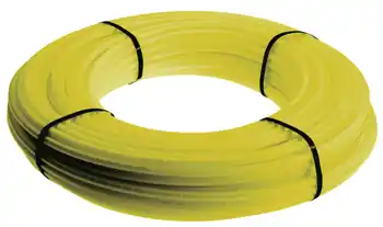 Wavin Tigris PEX/AL Gas meerlagenbuis glad, 25x2.5mm, 5 lagen, aluminium, PE, flexibel, afgedopt, buis geel, 50m 4362025050 Aanbieding