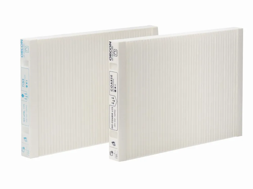 Superprijs Orcon filterset HRC OptiAir extra, 1x groffilter 65%, 1x ePM1 filter 70%