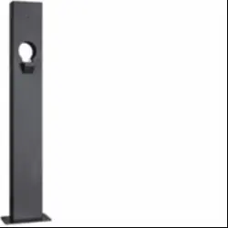 Montagepaal tbv montage 2 stuks Hager Witty One laadstation Premium