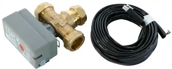 Uitverkoop Nefit 3-wegklep voor tapwaterbereiding, roterend 28mm, knel, 230V