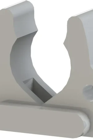 JSL kabelbuisklem, Ø16-22mm, schroefgat, kunststof, grijs, 50 stuks Op = Op