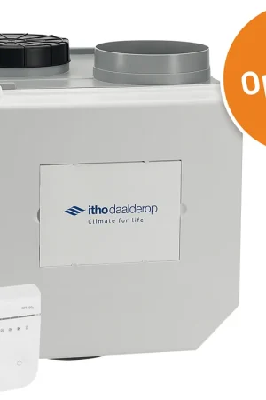 Gecertificeerd Itho Daalderop Optima2 pakket, MV-unit 468, RV-sensor inside,2 CO2-sensoren 0300477