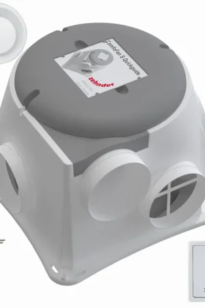 Hete Deal Zehnder Comfofan Silent installatiepakket 125mm kunststof 458006725