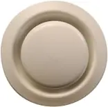 Zehnder STC, ventilatieventiel rond, kanaal Ø125mm, front Ø150mm, kunststof, 75m3/h, afvoer, wit RAL9010 Dagaanbieding