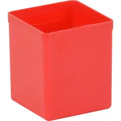 Kunststof inzetbak 63mm hoog 54x54x63mm Nieuw