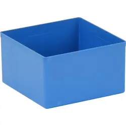 Weekendaanbieding Kunststof inzetbak 63mm hoog 108x108x63mm