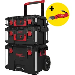 Milwaukee PACKOUT™ 3 pcs set Seizoensaanbieding
