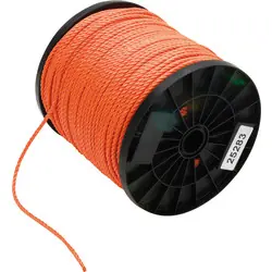 Express Levering DX Touw geslagen PP oranje 6mmx100m